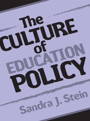 cover image of The Culture of Education Policy